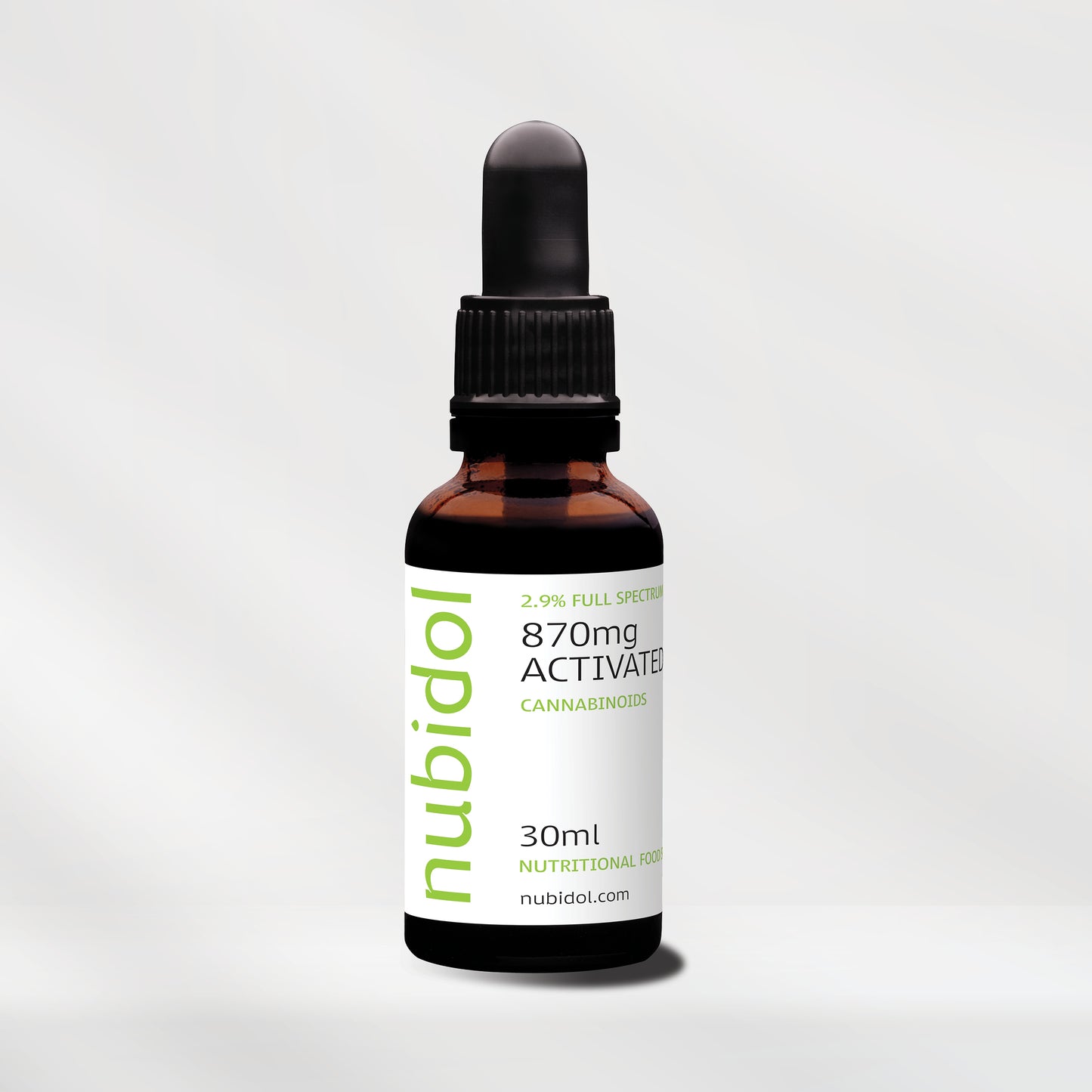 Nubidol 30ml Organic 870mg Full-Spectrum CBD Oil